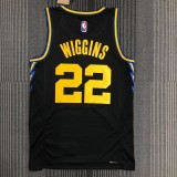 Golden State Warriors Black City Edition #22  WIGGINS 1:1 Quality NBA Season Jerseys  2022