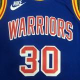 Golden State Warriors Blue Retro #30 CURRY  1:1 Quality NBA Season Jerseys 75 Year