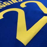 Golden State Warriors Blue V-Neck  #22 WIGGINS 1:1 Quality NBA Season Jerseys  75 Year