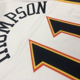 Golden State Warriors  V-neck White #11 THOMPSON  1:1 Quality NBA Season Jerseys 2009-2010