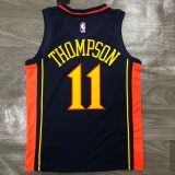 Golden State Warriors  Blue Rookie #11 THOMPSON  1:1 Quality NBA Season Jerseys