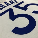 Golden State Warriors White V-Neck #35 DURANT 1:1 Quality NBA Season Jerseys  75 Year