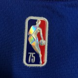 Golden State Warriors Blue V-Neck  #22 WIGGINS 1:1 Quality NBA Season Jerseys  75 Year