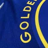 Golden State Warriors Blue V-Neck  #22 WIGGINS 1:1 Quality NBA Season Jerseys  75 Year