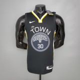 Golden State Warriors Black V-Neck City  Edition   #30 CURRY  1:1 Quality NBA Season Jerseys 2019