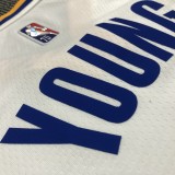Golden State Warriors White V-Neck #6 YOUNG 1:1 Quality NBA Season Jerseys  75 Year