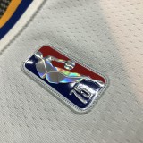 Golden State Warriors White V-Neck #11 THOMPSON 1:1 Quality NBA Season Jerseys  75 Year