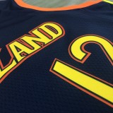 Golden State Warriors  V-neck Black City  Edition #12 OUBRE JR. 1:1 Quality NBA Season Jerseys 2021