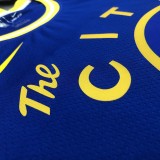 Golden State Warriors Blue Tram City Edition #11 THOMPSON 1:1 Quality NBA Season Jerseys 2021