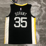 Golden State Warriors Black V-Neck City  Edition #35 DURANT 1:1 Quality NBA Season Jerseys 2019