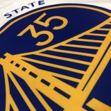 Golden State Warriors White V-Neck  #35  DURANT 1:1 Quality NBA Season Jerseys 2020