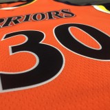 Golden State Warriors Orange Rookie #30 CURRY 1:1 Quality NBA Season Jerseys
