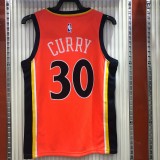 Golden State Warriors Orange Rookie #30 CURRY 1:1 Quality NBA Season Jerseys