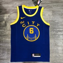 Golden State Warriors Blue Tram City Edition #6 YOUNG 1:1 Quality NBA Season Jerseys 2021