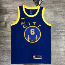 Golden State Warriors Blue Tram City Edition #6 YOUNG 1:1 Quality NBA Season Jerseys 2021