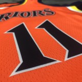 Golden State Warriors Orange Rookie #11 THOMPSON  1:1 Quality NBA Season Jerseys