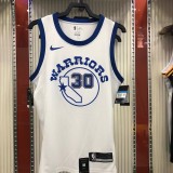Golden State Warriors White  #30 CURRY 1:1 Quality NBA Season Jerseys