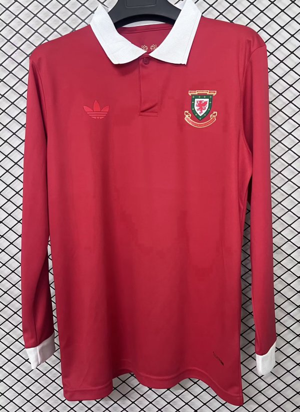 Wales  Long Sleeve 150 Year  Commemorative  Special Edition Fans 1:1 Quality Soccer Jersey  26-27 (2026)