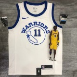Golden State Warriors White  #11 THOMPSON   1:1 Quality NBA Season Jerseys