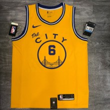 Golden State Warriors Yellow Tram City Edition #6 YOUNG 1:1 Quality NBA Season Jerseys 2021