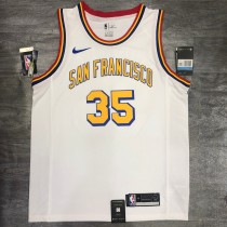 Golden State Warriors White San Francisco #35 DURANT 1:1 Quality NBA Season Jerseys
