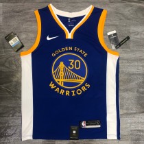 Golden State Warriors Blue V-Neck  #30 CURRY 1:1 Quality NBA Season Jerseys 2020