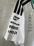 F1 Mercedes-Benz White Short Sleeve Racing Suit 2026