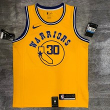 Golden State Warriors Yellow  #30 CURRY 1:1 Quality NBA Season Jerseys