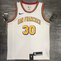 Golden State Warriors White San Francisco #30 CURRY 1:1 Quality NBA Season Jerseys