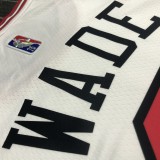 Chicago Bulls White #3 WADE 1:1 Quality NBA  Season Jerseys  75 Year