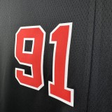 Chicago Bulls Black City Edition #91 RODMAN 1:1 Quality NBA  Season Jerseys 2024