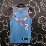 Chicago Bulls Blue #2 BALL 1:1 Quality NBA  Season Jerseys
