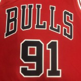 Chicago Bulls Red #91 RODMAN 1:1 Quality NBA  Season Jerseys  2023