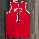 Chicago Bulls Red #1 ROSE 1:1 Quality NBA  Season Jerseys  75 Year