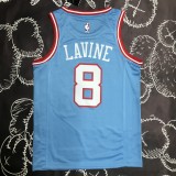 Chicago Bulls Blue #8 LAVINE 1:1 Quality NBA  Season Jerseys