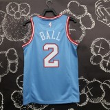 Chicago Bulls Blue #2 BALL 1:1 Quality NBA  Season Jerseys