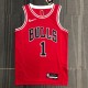Chicago Bulls Red #1 ROSE 1:1 Quality NBA  Season Jerseys  75 Year