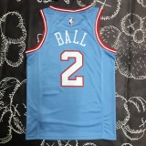 Chicago Bulls Blue #2 BALL 1:1 Quality NBA  Season Jerseys