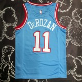 Chicago Bulls Blue #11 DEROZAN  1:1 Quality NBA  Season Jerseys