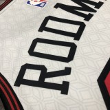 Chicago Bulls White City Edition  #91 RODMAN 1:1 Quality NBA  Season Jerseys  2023