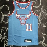 Chicago Bulls Blue #11 DEROZAN  1:1 Quality NBA  Season Jerseys