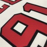Chicago Bulls White #91 RODMAN  CARUSO 1:1 Quality NBA  Season Jerseys  75 Year