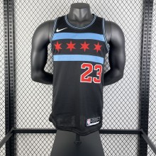 Retro Chicago Bulls  City Edition Black #23 JORDAN 1:1 Quality NBA  Season Jerseys 2019
