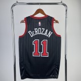 Chicago Bulls Black  #11 DEROZAN  1:1 Quality NBA  Season Jerseys  2023