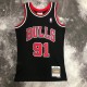 Chicago Bulls Black   #91 RODMAN 1:1 Quality NBA  Season Jerseys  1998