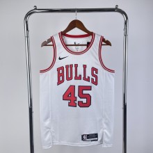 Chicago Bulls White  #45  JORDAN 1:1 Quality NBA  Season Jerseys  2023