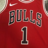 Chicago Bulls Red #1 ROSE 1:1 Quality NBA  Season Jerseys  2023