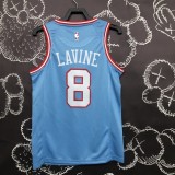 Chicago Bulls Blue #8 LAVINE 1:1 Quality NBA  Season Jerseys