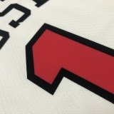 Chicago Bulls White #1 ROSE 1:1 Quality NBA  Season Jerseys  75 Year