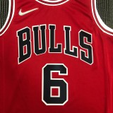 Chicago Bulls Red #6 CARUSO 1:1 Quality NBA  Season Jerseys  75 Year